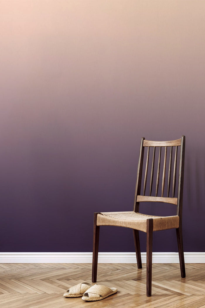 Grape Rhapsody Wallpaper in a room