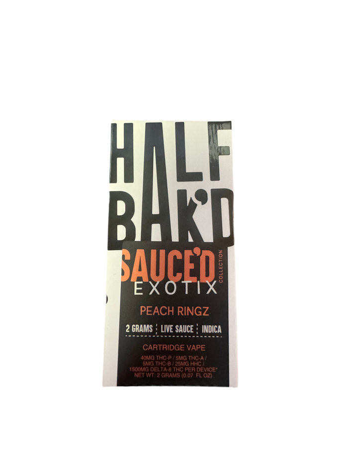 Half Bak'd Sauce'd 2g Live Sauce Cartridge (5ct)