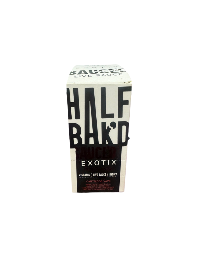 Half Bak'd Sauce'd 2g Live Sauce Cartridge (5ct)
