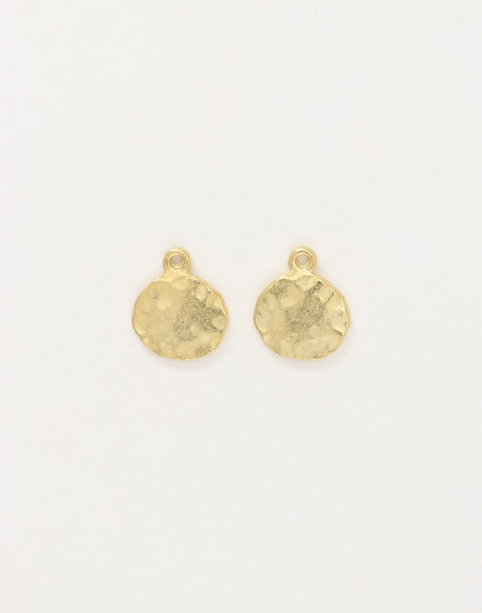 Hammered Circle, 14mm, (2pcs)