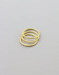 Hammered Ring, Size 8, (3pcs)