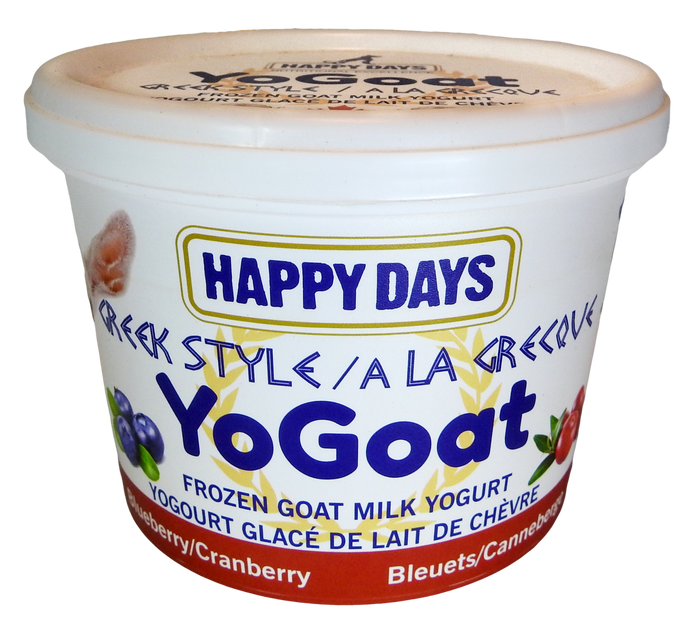 Happy Days YoGoat - Blueberry & Cranberry 110ml Case