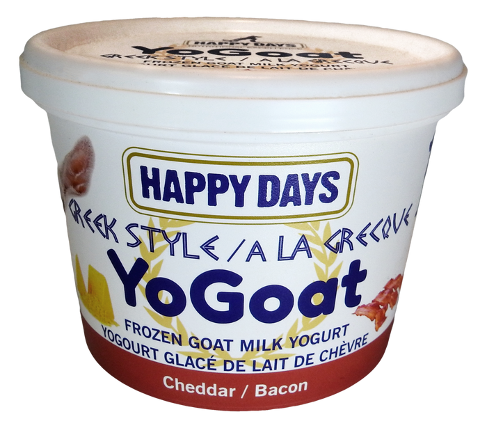 Happy Days YoGoat - Cheddar & Bacon 110ml Case