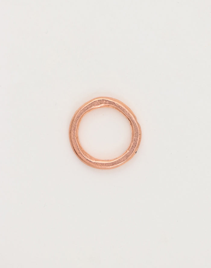 Heavy Hammered Ring, 23mm, (1pc)