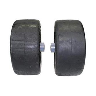 Hustler 13x6.50-6 Greasable Flat-Free Wheel & Tire Set of Two (606744)