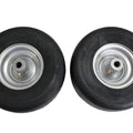 Hustler 605113 Flat-Free Front Wheel Assembly (2-Pack) 11x4.00-5 (607009 and 788604)