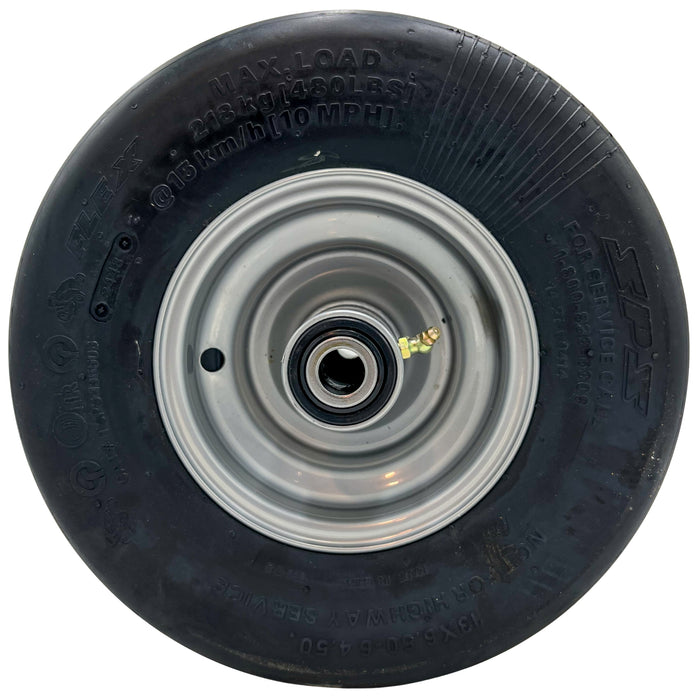 Hustler P/N 607317 TIRE/WHEEL 13X6.50-6 SLV (For X-One & Super Z/HyperDrive)
