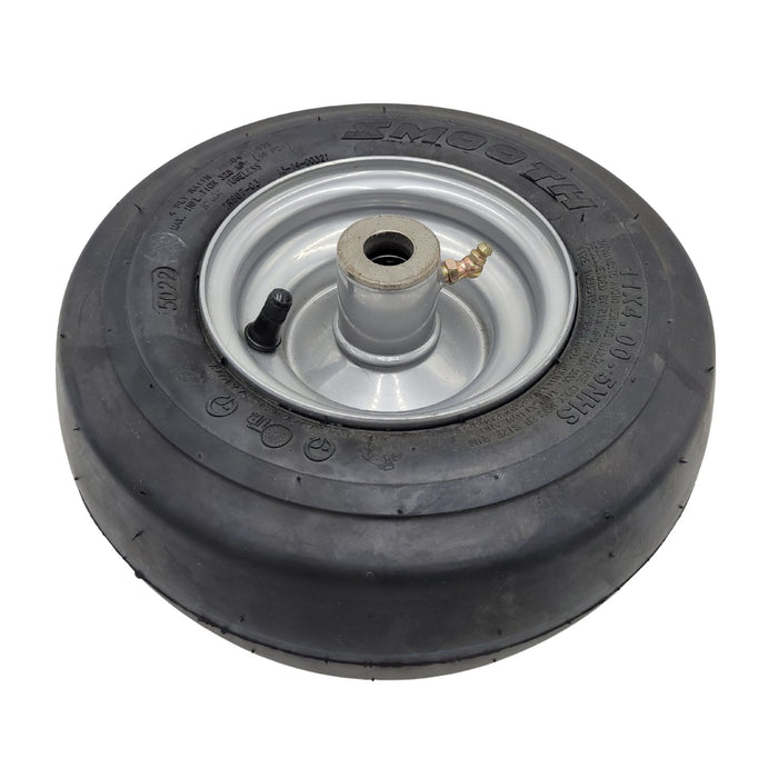 Hustler Raptor Front Wheel & Tire Assembly 11x4.00-5 (Air-Filled)