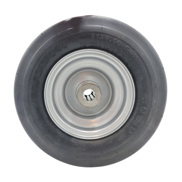 Hustler Raptor Front Wheel & Tire Assembly 11x4.00-5 (Air-Filled)