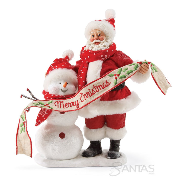 In The Meadow Possible Dreams Santa Claus and Snowman