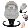 Infantso SLEEP EASE (2-in-1) Automatic Baby Swing – 5-Speed Electric Cradle with Bluetooth Music, Remote Control, Timer & Safety Lock for 0 to 12 months