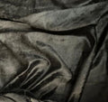 Italian Black Stretch Velour