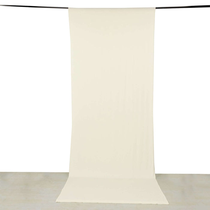 Neutral backdrop fabric on a studio stand for photography