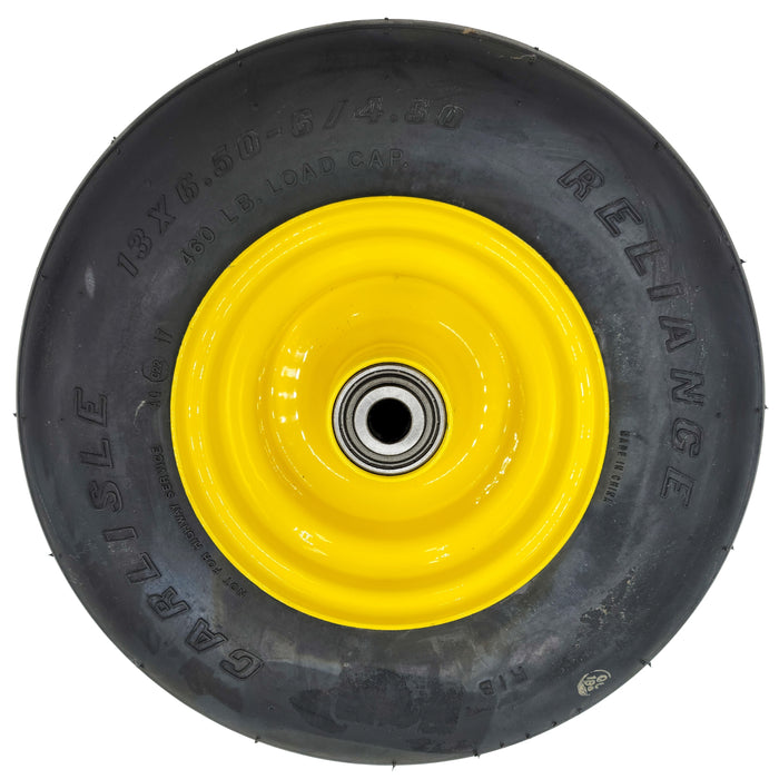 John Deere 13x6.50-6/4.50 Wheel Assembly AUC24723 (Flat-Free Carlisle Reliance Tire)