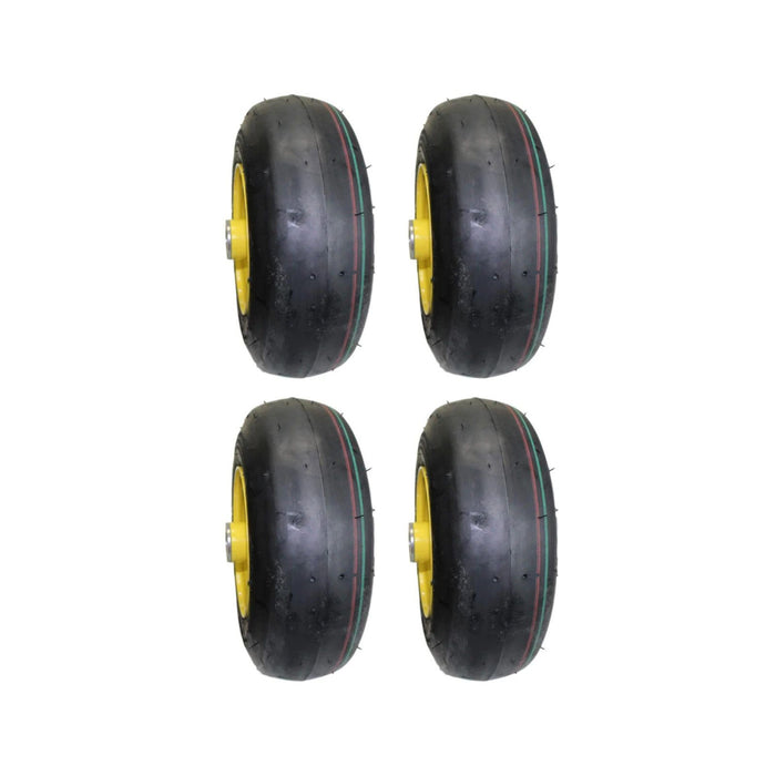 John Deere AM101589 Tire & Wheel Assembly (Set of 4) 11x4.00-5 Pneumatic (5" Centered Hub x 3/4" ID)