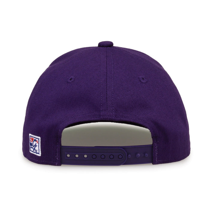 Kansas State Wildcats Retro Circle Snapback - Purple, alternate view 3