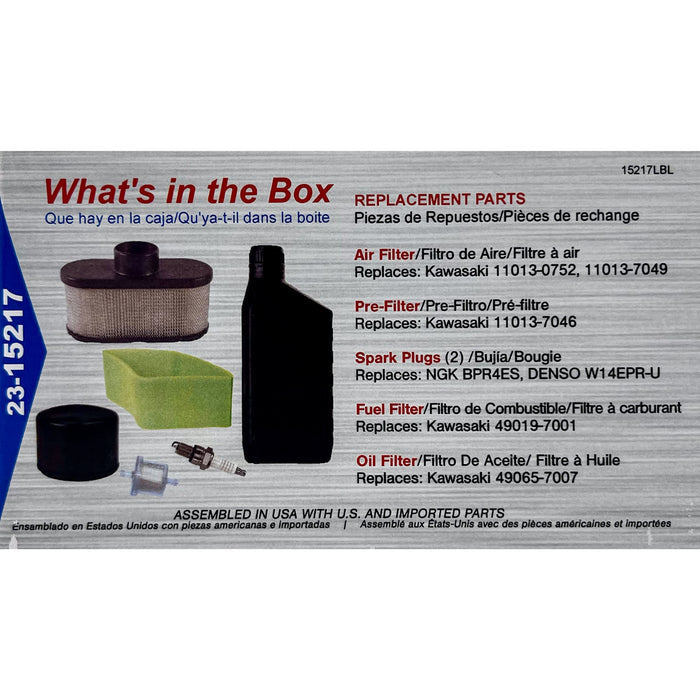 Kawasaki FR651V FR691V FR730V Tune-Up Kit 99969-6672