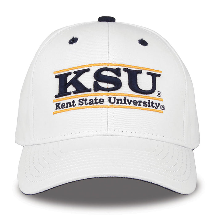 Kent State Golden Flashes Bookstore Snapback - White, product view