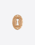 Keyhole Coin, 30.5x21.5mm, (1pc)