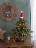 Knitted Santa Hat Christmas Tree Toppers | US Stock