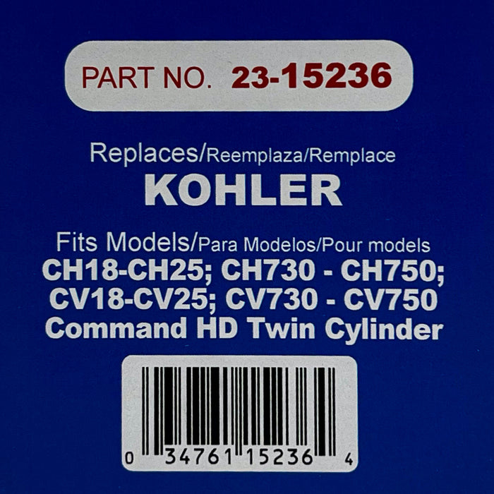 Kohler 25 789 01-S Engine Tune-Up Kit Command Pro with Remote Cannister Air Cleaner