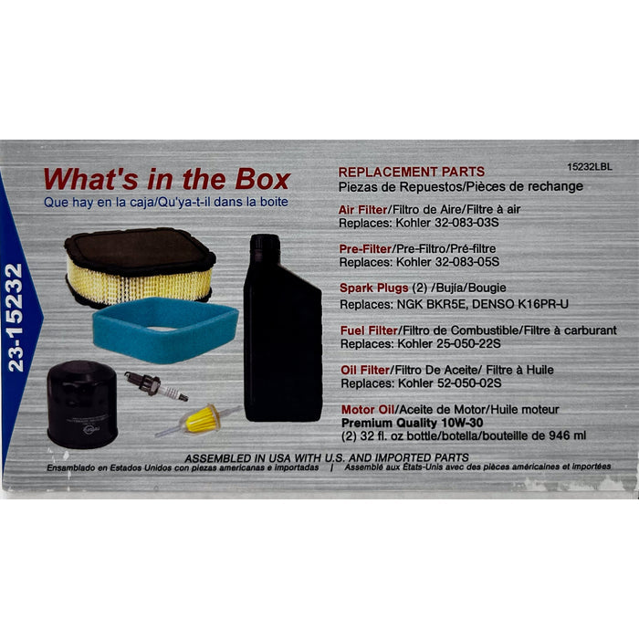 Kohler 32 789 01-S Engine Tune-Up Kit For SV710-SV740 Courage Twin Cylinder