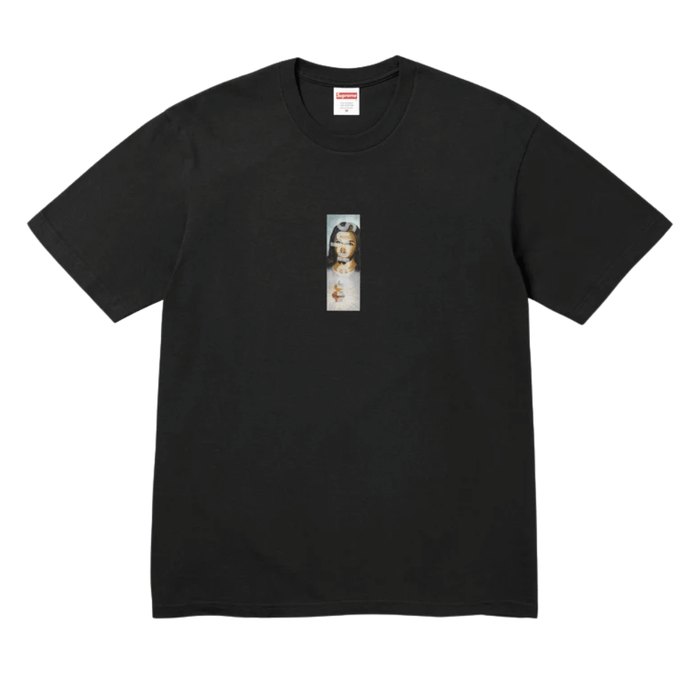 Koszulka Supreme Prayer Card Box Logo Tee Black SUPREME Koszulki