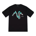 Koszulka Trapstar Distortion Tee Black/Teal TRAPSTAR Koszulki