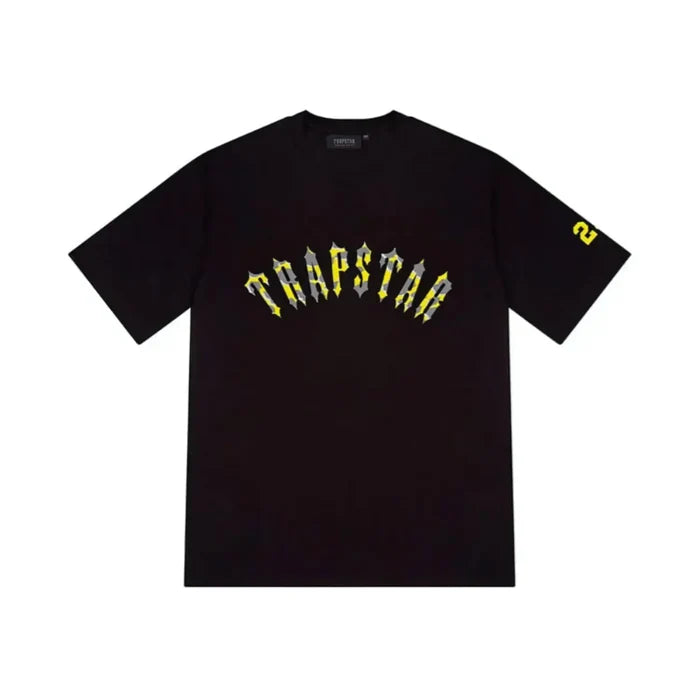 Koszulka Trapstar x Central Cee Arch Tee Black TRAPSTAR Koszulki