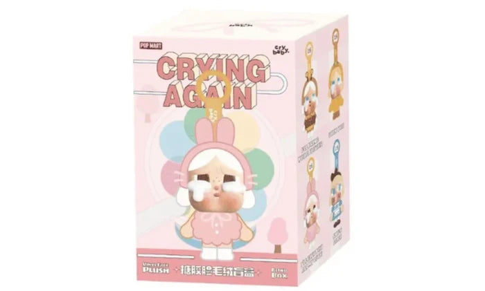 Labubu Pop Mart CryBaby Crying Again Series Vinyl Face Plush Sealed Case (BLINDBOX) Labubu Labubu
