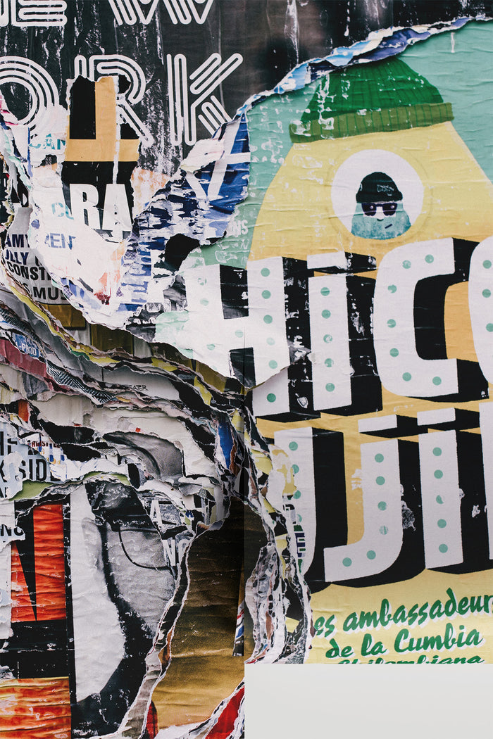 Layered Torn Posters