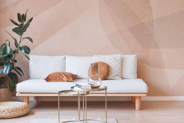 Light Creme Abstract Wall Mural-Wall Mural-Eazywallz