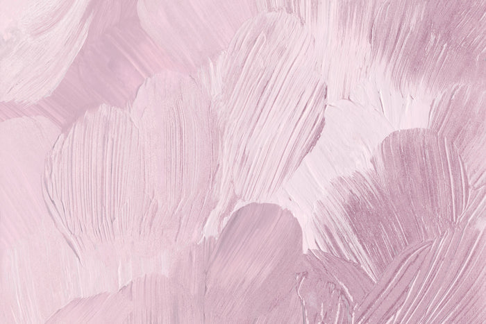 Lilac Paint Strokes Wall Mural