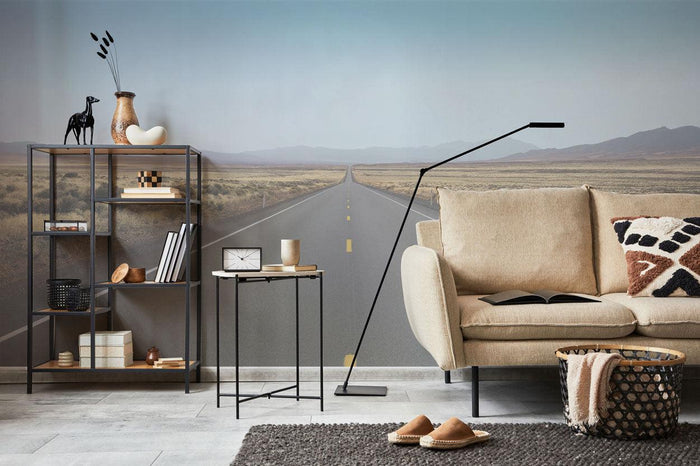 Long desert road Wall Mural-Wall Mural-Eazywallz