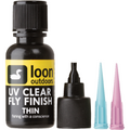 Loon Outdoors UV Clear Fly Finish Thin with interchangeable needle tips