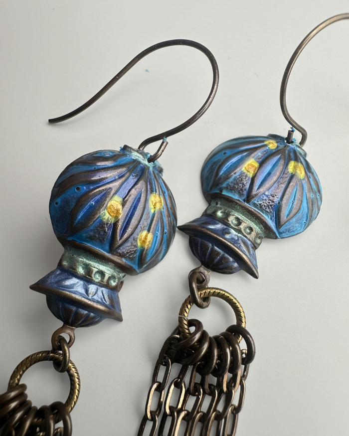 Lotus Lantern, 27x18mm, (2pcs)