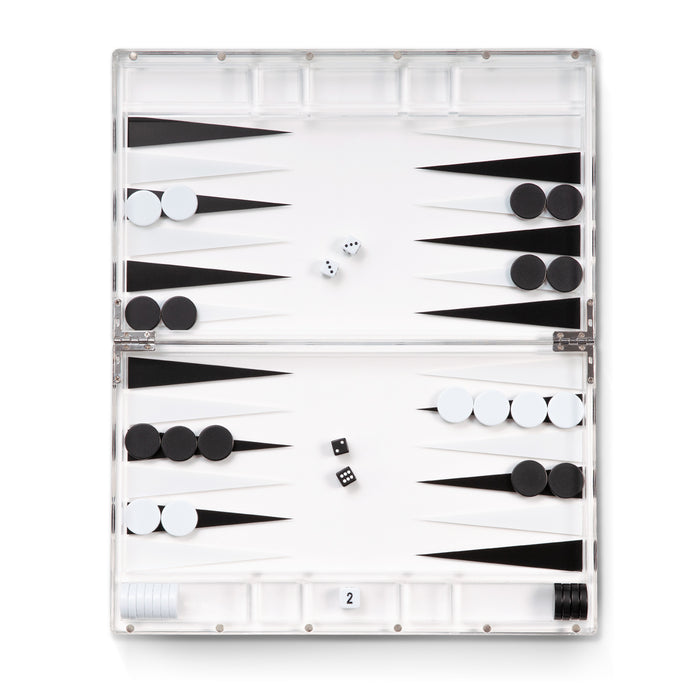 Lucas Acrylic Backgammon Set
