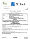 M-Pede Insecticidal Soap EPA 10163-324 2.5 gal Des X EPA 67702-22-70051 OMRI