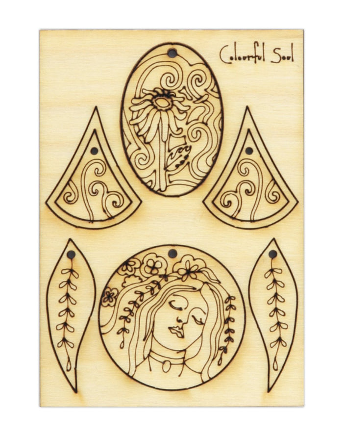 Colorful Soul wooden art pieces