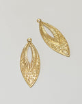 DPV509 Gold Filigree Earrings