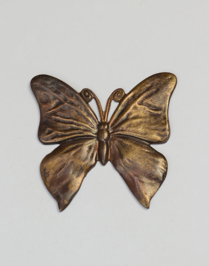 P551 bronze butterfly wall art