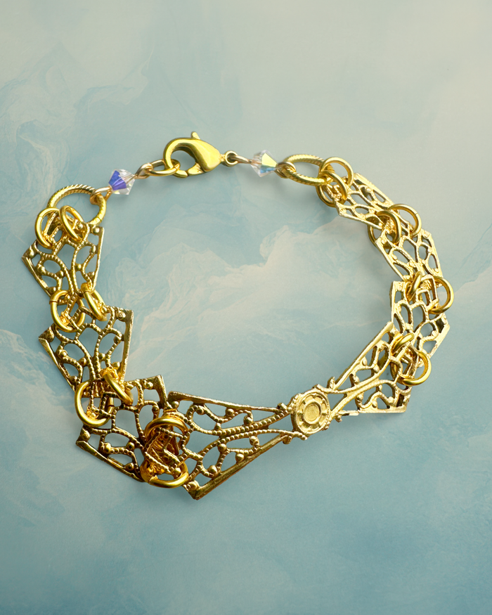 Mermaid Seashore Necklace Bracelet & Earrings Inspo Bundle