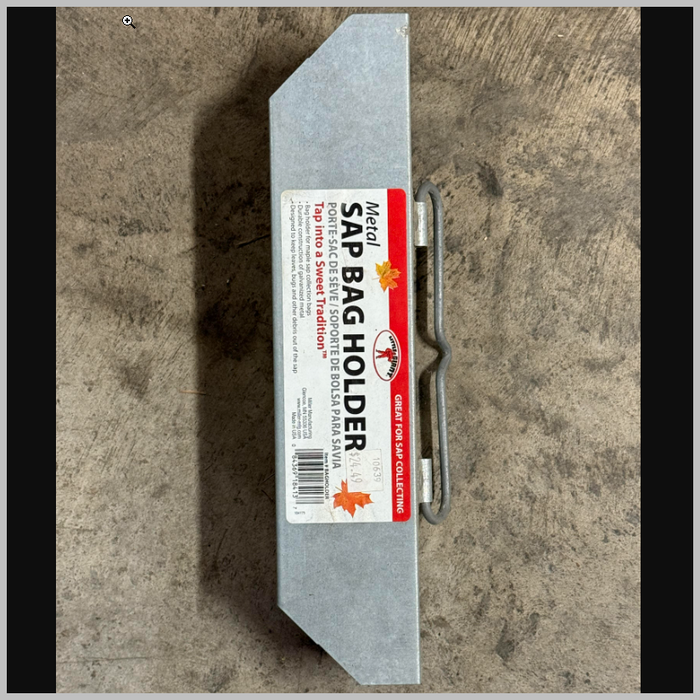 Metal Sap Bag Holder