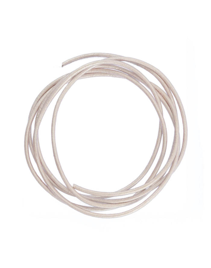 Metallic light pink cord