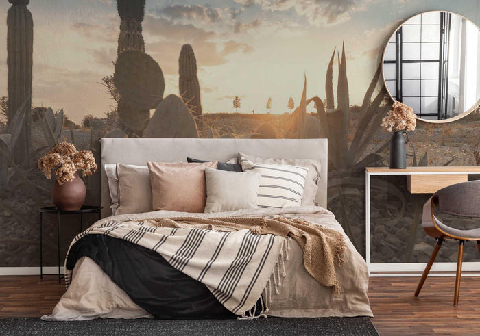Mexican Desert Wallpaper Mural-Wall Mural-Eazywallz