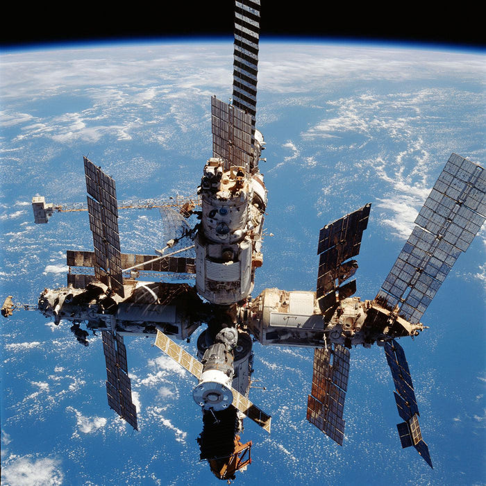 Mir Space Station Wall Mural-Wall Mural-Eazywallz