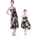 Mother Daughter Aloha Set in Hibiscus Black