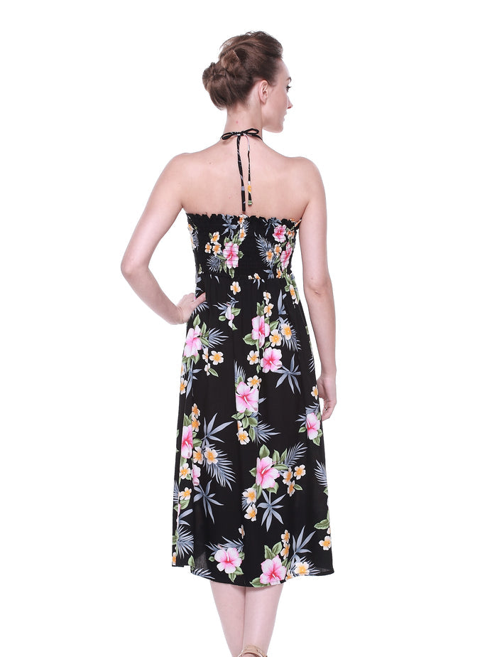 Mother Daughter Aloha Set in Hibiscus Black