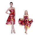 Mother Daughter Oahu Set in Sunset Red
