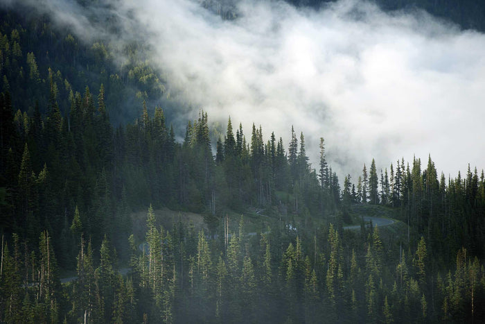 Mountain Clouds Mural Wallpaper-Wall Mural-Eazywallz